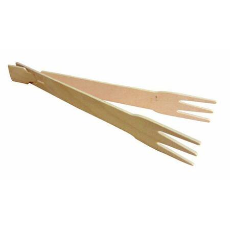 PACKNWOOD 7.09 In. Beginners- Wooden Fork-Chopsticks- Wrapped By Pair, 1000PK 210STIXF